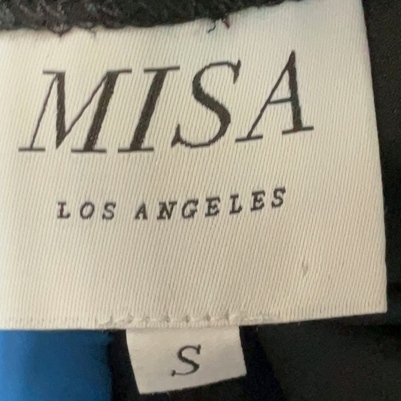 MISA Los Angeles Davie Ruched Metallic Chiffon Mini Dress (2 way wear) - Picture 11 of 16